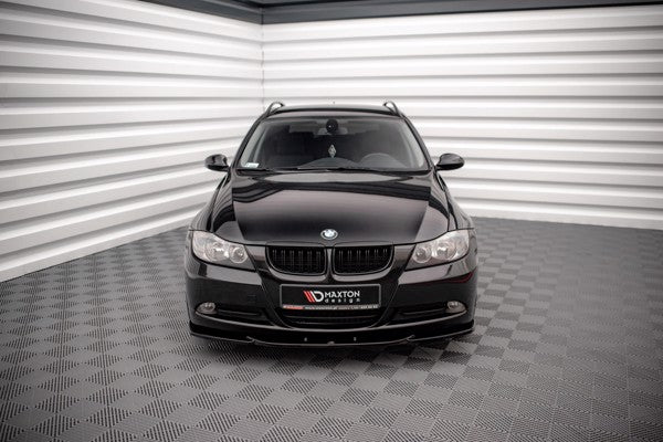 Maxton Front Splitter V.2 BMW 3 E90 - Gloss Black