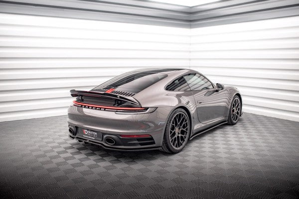 Maxton Spoiler Cap Porsche 911 Carrera 4S 992 - Gloss Black