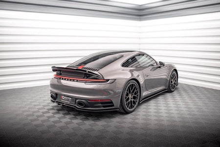 Maxton Spoiler Cap Porsche 911 Carrera 4S 992 - Gloss Black