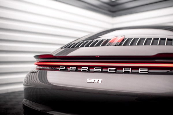 Maxton Spoiler Cap Porsche 911 Carrera 4S 992 - Gloss Black