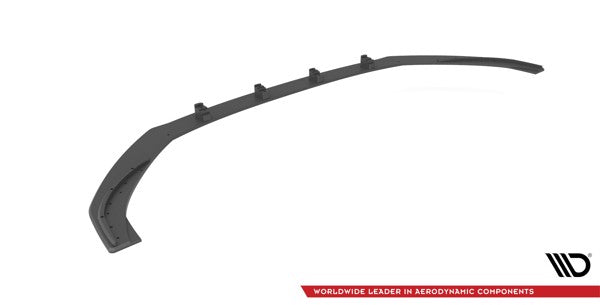 Maxton Street Pro Front Splitter Audi S3 / A3 S-Line Sportback 8V Facelift - Black