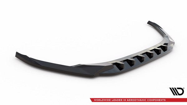 Maxton Front Splitter V.1 Audi A3 8Y - Gloss Black