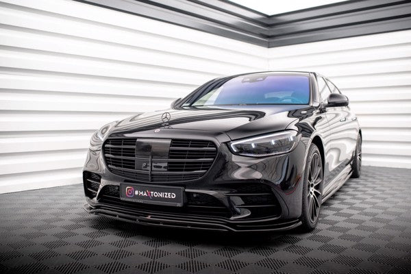 Maxton Front Splitter Mercedes-Benz S Amg-Line W223 - Gloss Black
