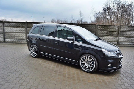 Maxton Side Skirts Diffusers Opel Zafira B Opc - Gloss Black