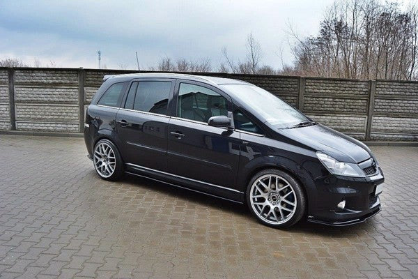 Maxton Side Skirts Diffusers Opel Zafira B Opc - Gloss Black