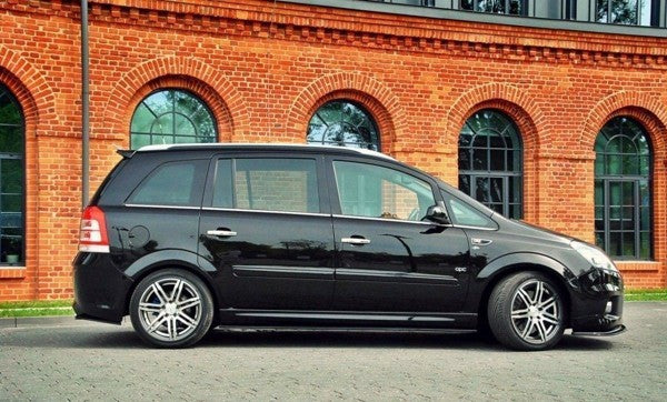 Maxton Side Skirts Diffusers Opel Zafira B Opc - Gloss Black