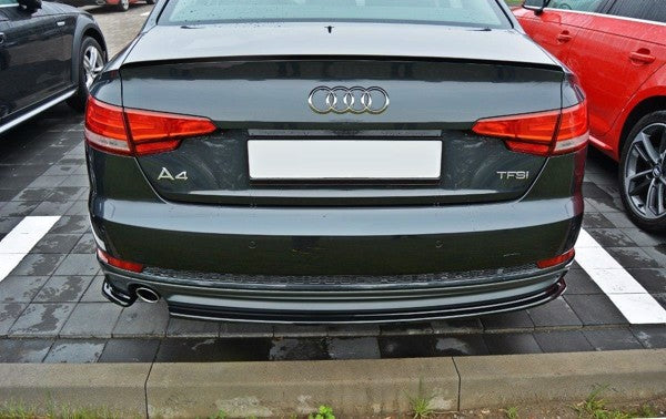 Maxton Spoiler Cap Audi A4 S-Line B9 Sedan - Gloss Black