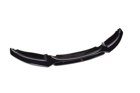 Maxton Front Splitter V.1 For BMW 1 E82 Facelift M-Pack - Gloss Black