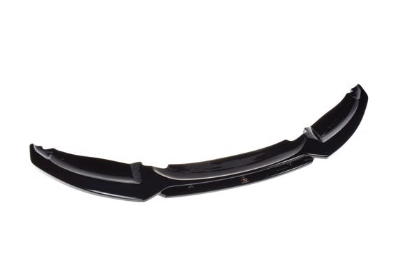 Maxton Front Splitter V.1 For BMW 1 E82 Facelift M-Pack - Gloss Black
