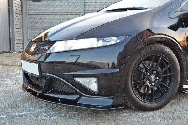 Maxton Front Splitter Honda Civic VIii Type R Gp - Gloss Black