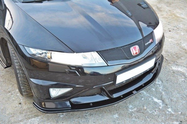Maxton Front Splitter Honda Civic VIii Type R Gp - Gloss Black