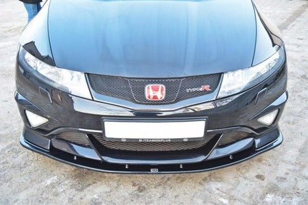 Maxton Front Splitter Honda Civic VIii Type R Gp - Gloss Black