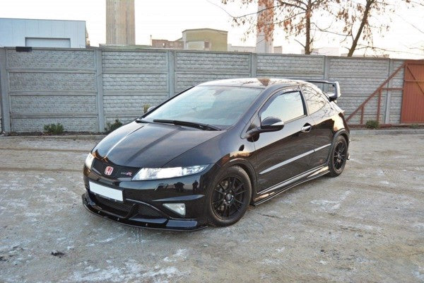 Maxton Front Splitter Honda Civic VIii Type R Gp - Gloss Black