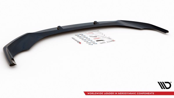 Maxton Front Splitter V.2 Audi A7 C8 S-Line / S7 C8 - Gloss Black