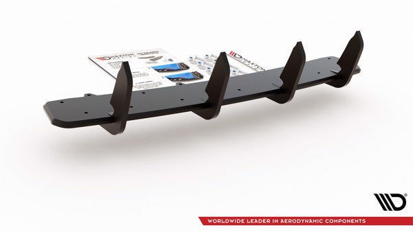 Maxton Racing Durability Rear Diffuser V.1 Hyundai I30 N Mk3 Hatchback - Black