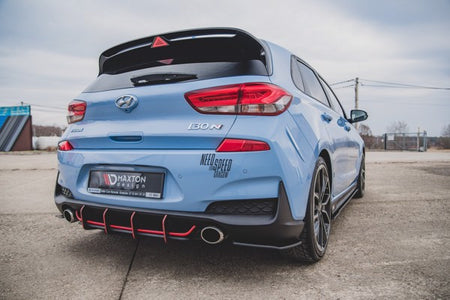 Maxton Racing Durability Rear Diffuser V.1 Hyundai I30 N Mk3 Hatchback - Black