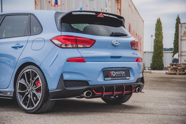 Maxton Racing Durability Rear Diffuser V.1 Hyundai I30 N Mk3 Hatchback - Black