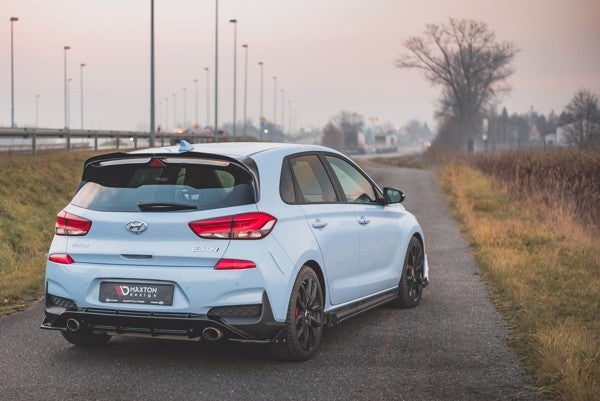 Maxton Side Skirts Diffusers + Flaps V.5 Hyundai I30 N Mk3 / Mk3 Fl Hatchback/Fastback - Gloss Black