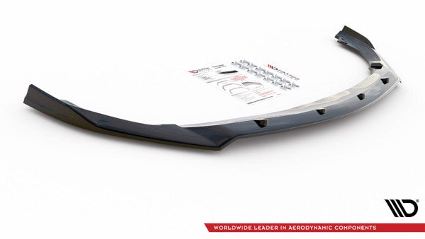 Maxton Front Splitter V.2 Mercedes-Benz A W176 - Gloss Black