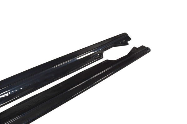 Maxton Side Skirts Diffusers Renault Megane Mk4 Hatchback - Gloss Black