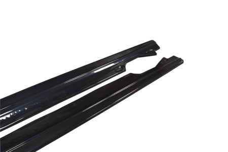 Maxton Side Skirts Diffusers Renault Megane Mk4 Hatchback - Gloss Black