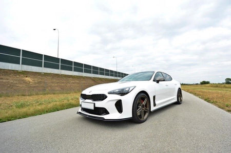Maxton Front Splitter V.2 Kia Stinger Gt - Gloss Black