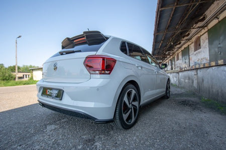 Maxton Spoiler Extension VW Polo Mk6 Gti - Gloss Black
