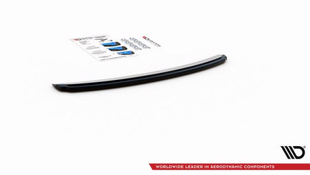 Maxton Central Rear Splitter Audi S4 / A4 S-Line B8 Sedan - Gloss Black