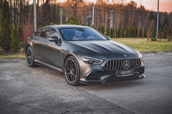 Maxton Front Splitter V.1 Mercedes-Amg Gt 53 4-Door Coupe - Gloss Black
