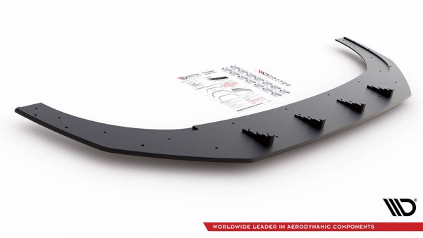 Maxton Racing Durability Front Splitter Volkswagen Golf 8 Gti Clubsport - Black