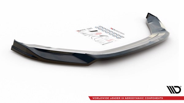 Maxton Front Splitter V.2 Skoda Kodiaq Mk1 Facelift - Gloss Black