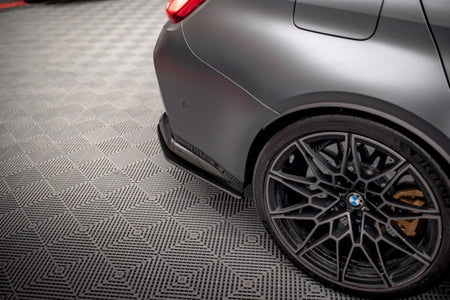 Maxton Street Pro Rear Side Splitters BMW M3 G80 - Black