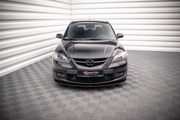 Maxton Street Pro Front Splitter Mazda 3 Mps Mk1 - Black