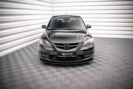 Maxton Street Pro Front Splitter Mazda 3 Mps Mk1 - Black