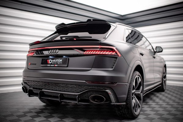 Maxton Rear Side Splitters Audi RSQ8 Mk1 - Gloss Black