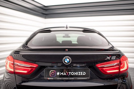 Maxton 3D Spoiler Cap V.2 BMW X6 M-Pack F16 - Gloss Black