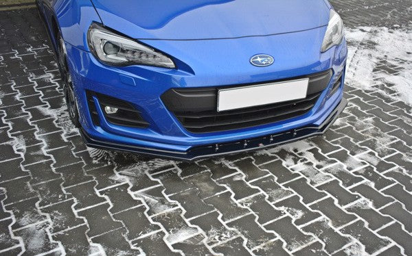 Maxton Front Splitter V.1 Subaru Brz Facelift - Gloss Black