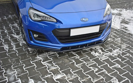 Maxton Front Splitter V.1 Subaru Brz Facelift - Gloss Black
