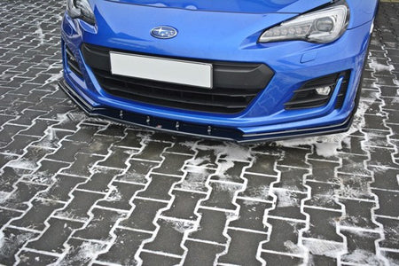 Maxton Front Splitter V.1 Subaru Brz Facelift - Gloss Black