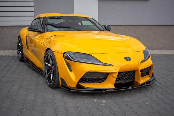 Maxton Front Splitter V.2 Toyota Supra Mk5 - Gloss Black