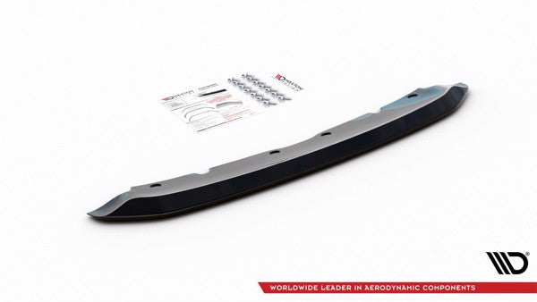 Maxton Front Splitter V.2 For BMW 1 F40 M-Pack/ M135I  - Gloss Black