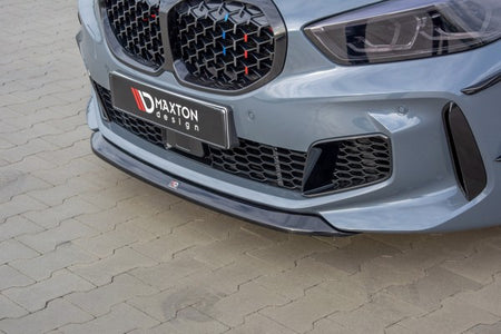 Maxton Front Splitter V.2 For BMW 1 F40 M-Pack/ M135I  - Gloss Black