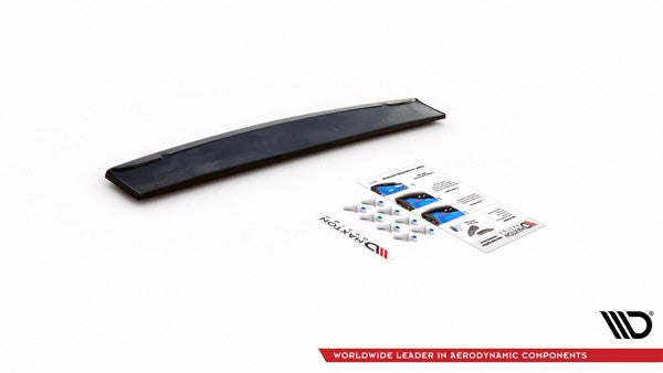 Maxton Central Rear Splitter Audi S7 C8 - Gloss Black