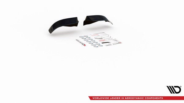 Maxton Front Side Splitters + Front Splitter Set  BMW M5 E39 - Gloss Black