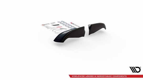 Maxton Front Side Splitters + Front Splitter Set  BMW M5 E39 - Gloss Black