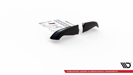 Maxton Front Side Splitters + Front Splitter Set  BMW M5 E39 - Gloss Black