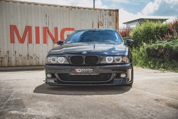 Maxton Front Side Splitters + Front Splitter Set  BMW M5 E39 - Gloss Black