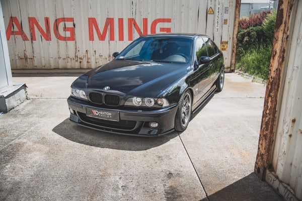 Maxton Front Side Splitters + Front Splitter Set  BMW M5 E39 - Gloss Black