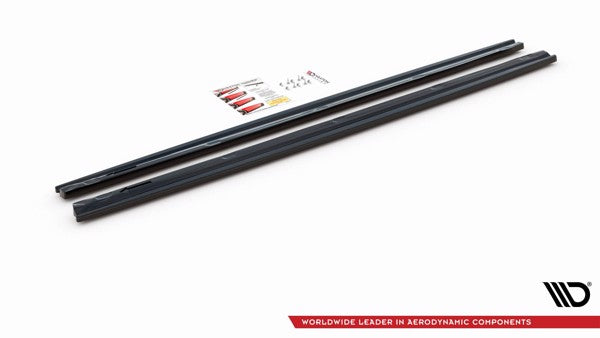 Maxton Side Skirts Diffusers Citroen DS4 - Gloss Black