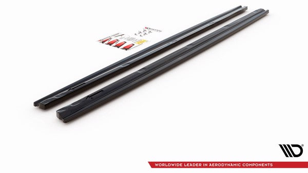 Maxton Side Skirts Diffusers Citroen DS4 - Gloss Black